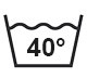 Ручная или машинная стирка при температуре 40°